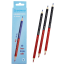 Farbstift-Silbenstift Slim rot/blau