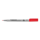 Folienstift Lumocolor F rot non-permanent