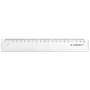 Lineal Plastik 20cm transparent