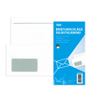 MAILMEDIA Briefhülle DL mit Fenster SK 70g weiß 100ST – Produktabbildung