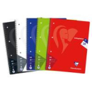 Collegeblock, 80 Blatt 90g kariert mit Doppelrand, Lineatur Nr. 28, Farben sortiert