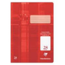 Schulheft Clairefontaine, DIN A4, 16 Blatt, 90g, Lineatur 28 durchgehend kariert 5x5mm mit Rand