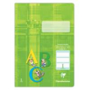Schulheft Clairefontaine, DIN A4, 16 Blatt, 90g, grüne Lineatur 1 liniert für 1. Schuljahr