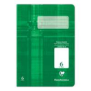 Schulheft Clairefontaine, DIN A5, 16 Blatt, 90g, Lineatur 6 blanko
