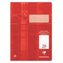Schulheft Clairefontaine, DIN A4, 32 Blatt, 90g, Lineatur 28 durchgehend kariert 5x5mm mit Rand