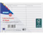 STYLEX Fahrtenbuch A6 40BL