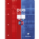 CLAIREFONTAINE DUO Collegeblock A4+ 80BL 90g liniert+kariert – Produktabbildung