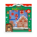 LEGAMI Window Glow Small – Weihnachtliche Gel-Fensteraufkleber mit Glitzer