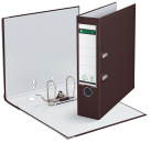 Leitz Ordner Plastik A4 8cm braun