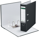 Leitz Ordner Plastik A4 8cm schwarz