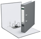 Leitz Ordner Plastik A4 5cm grau