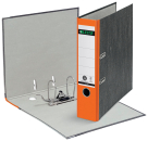 Leitz Ordner Pappe A4 8cm orange
