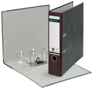 Leitz Ordner Pappe A4 8cm braun