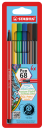 Stabilo Fasermaler Pen 68 Etui 6 ST