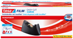 Tischabroller für Klebefilm Curve, 33 m x 19 mm, schwarz, + 1 Rolle 10m 19mm