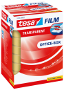 tesafilm® transparent, 8 Rollen 66m 19mm, Office Box